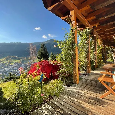 Panorama Sonnberg Gartensauna Terrasse Balkon Dachterrasse