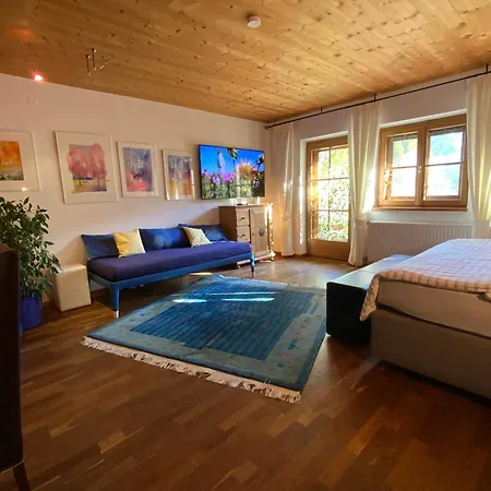 Panorama Sonnberg Gartensauna Terrasse Balkon Dachterrasse * Niederau